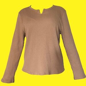 Cato Ribbed Cotton Top